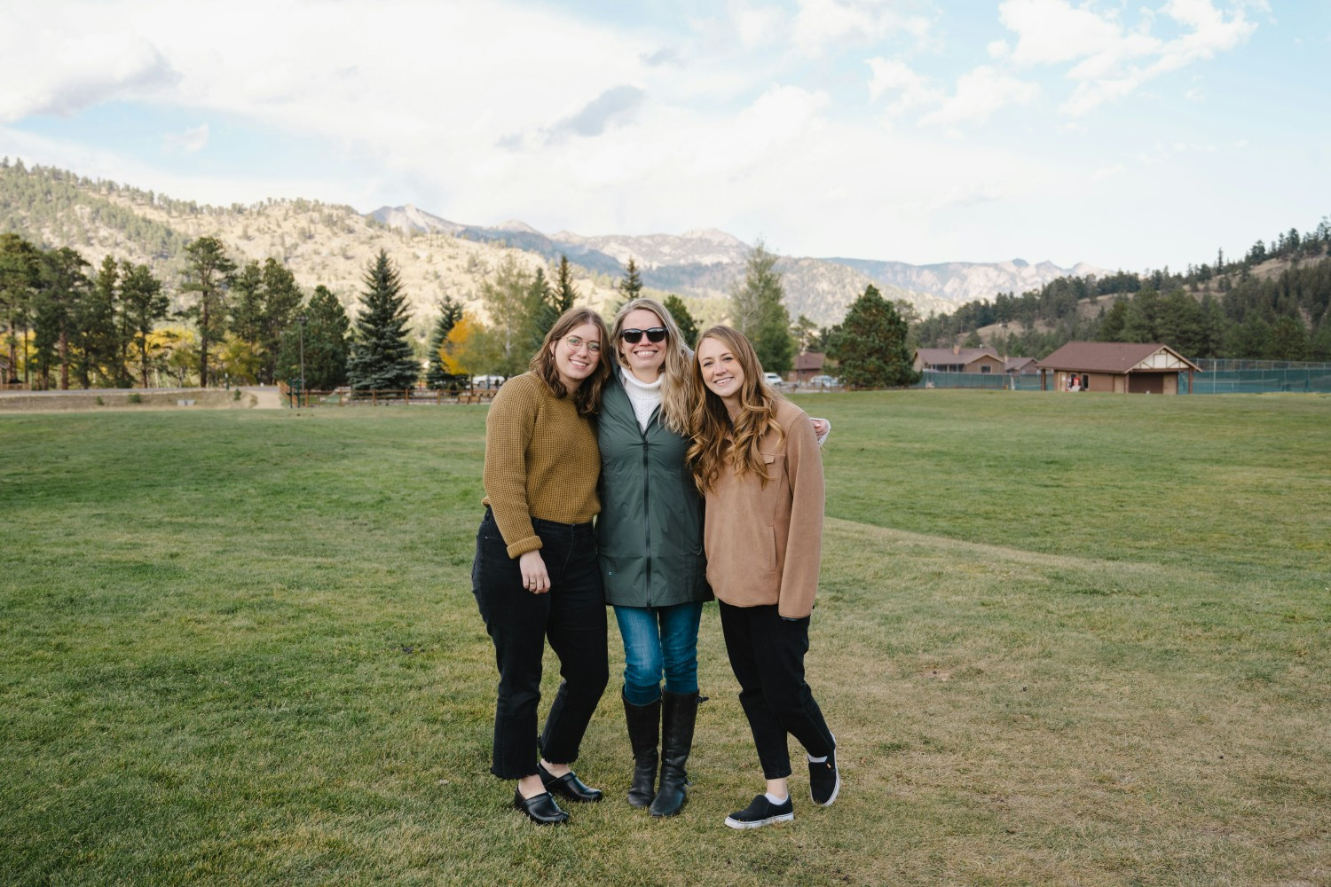 A few of InspiringApps' marketers and designers together at a company retreat in Estes Park, Colorado.