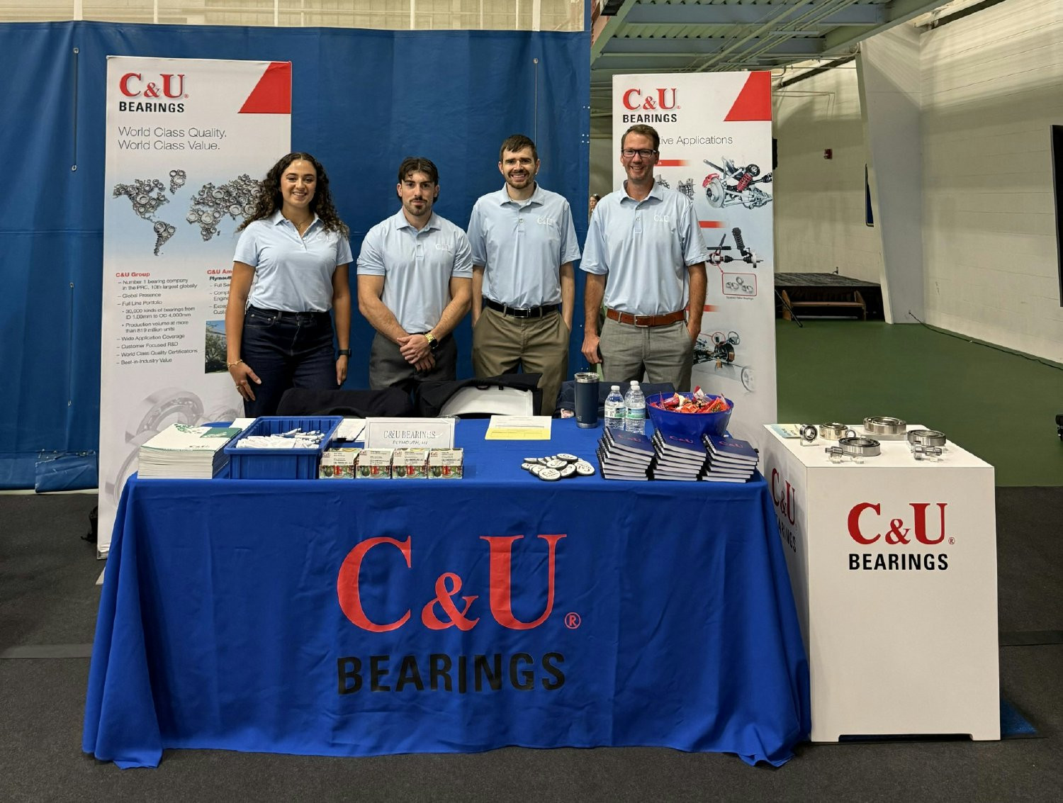 HR & Engineers at a Career Fair in 2025.