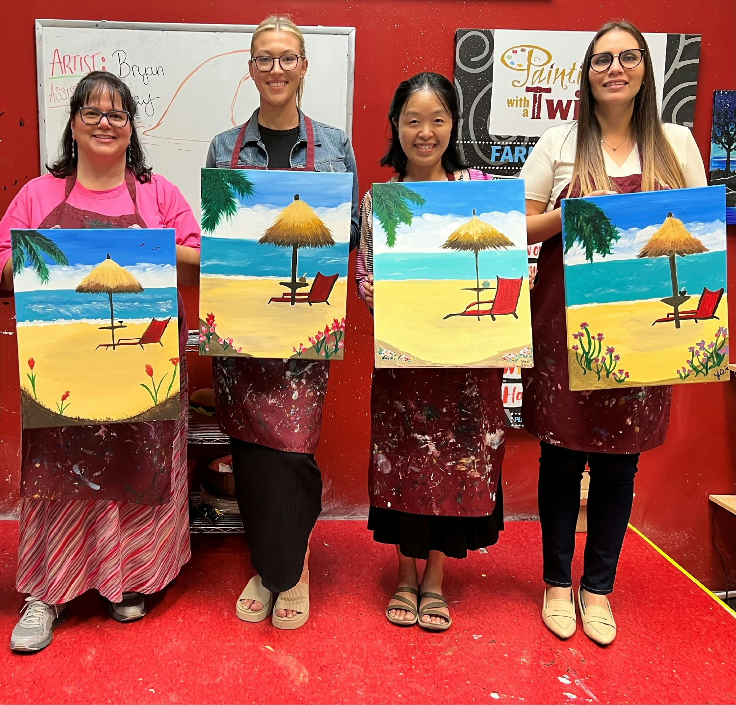 Team Painting event.