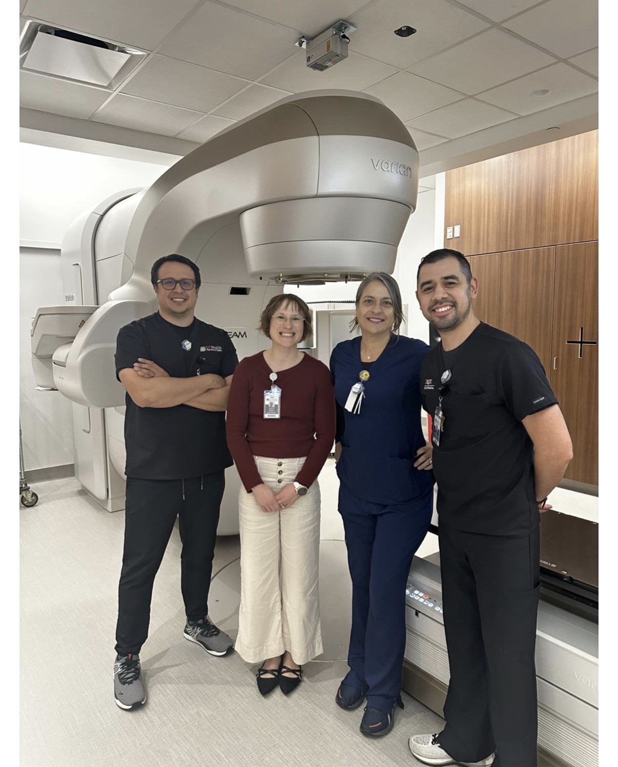 Stephanie Simpson provides her expert guidance to UTRGV, to officially treat its first radiation oncology patient 2026