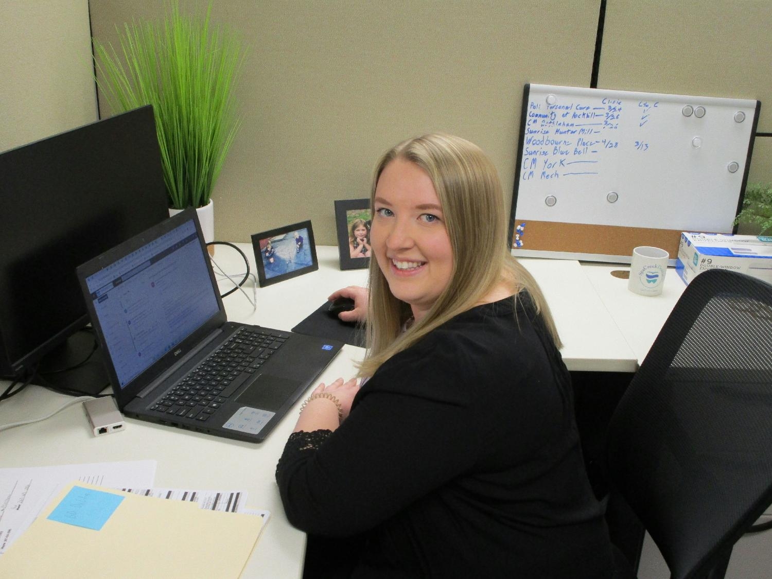 Amanda, our Customer Engagement Coordinator, hard at work!