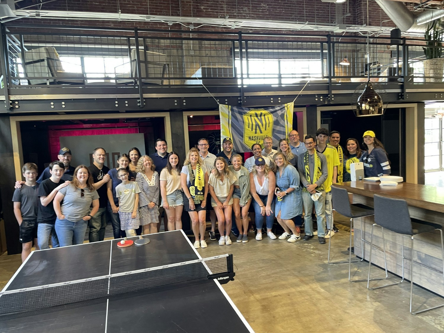 Team INDUSTRIAL tailgate for Nashville SC Opening Game