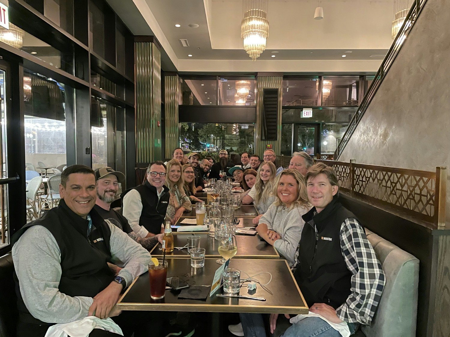 Team INDUSTRIAL dinner in Chicago during International Manufacturing Show (IMTS)