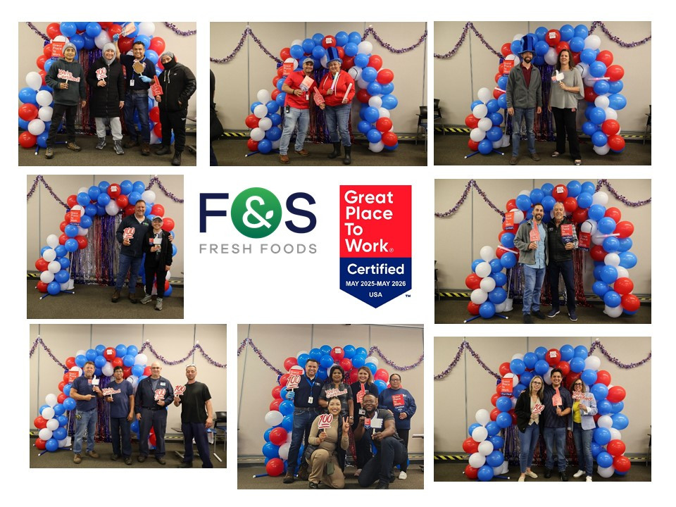 Collage celebrating another year of national GPTW certification, reflecting our commitment to a great workplace culture.