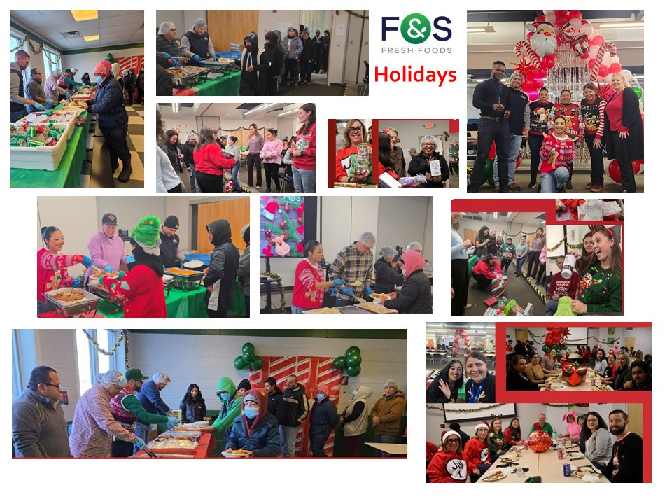 Holiday celebrations featuring employee luncheons, fostering appreciation, connection, and a festive culture.