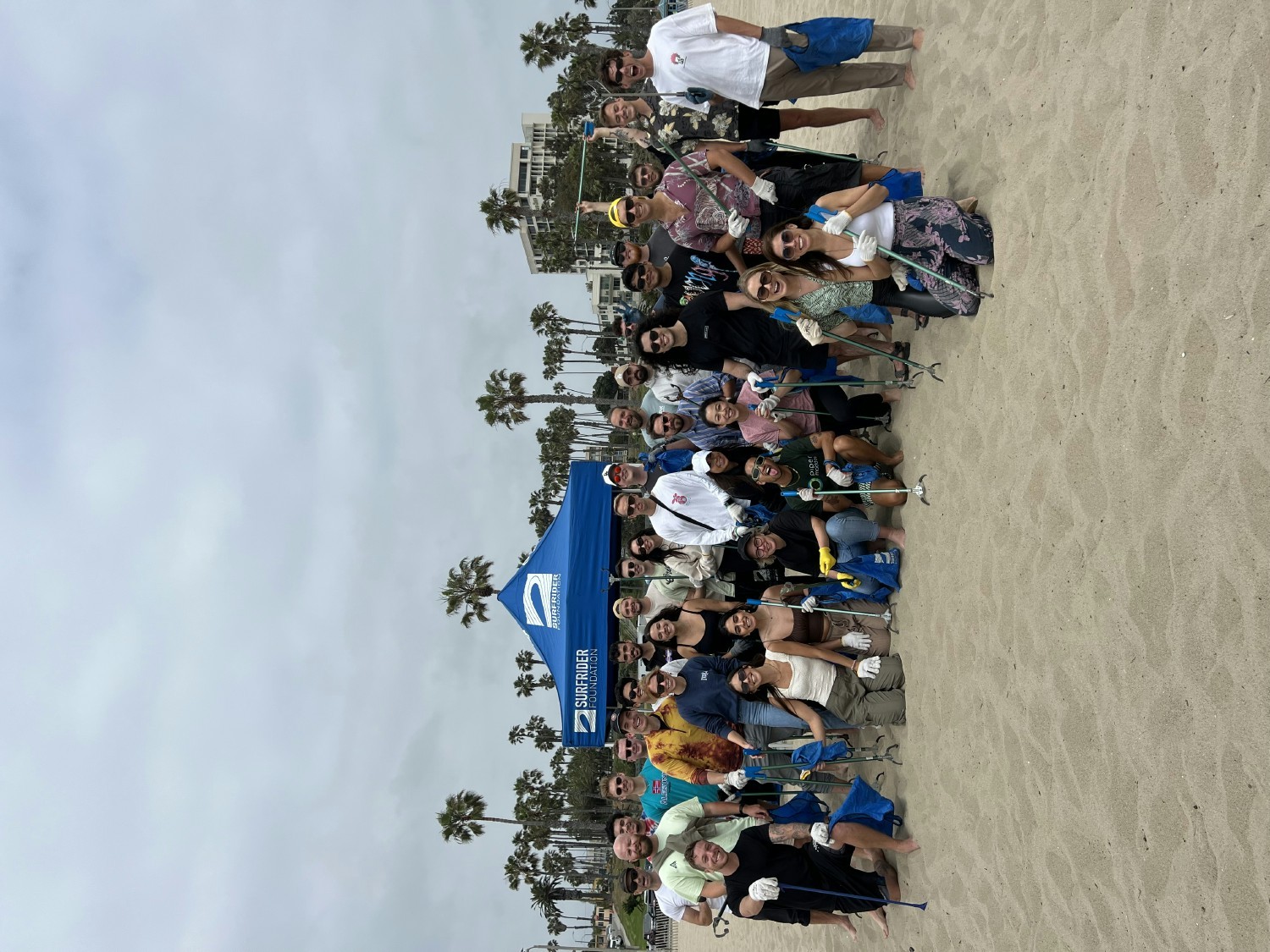 Charity Beach clean up in our LA office