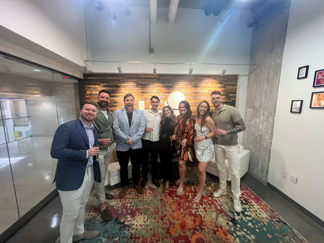 Austin Office Top Performers ready for Lunch Club