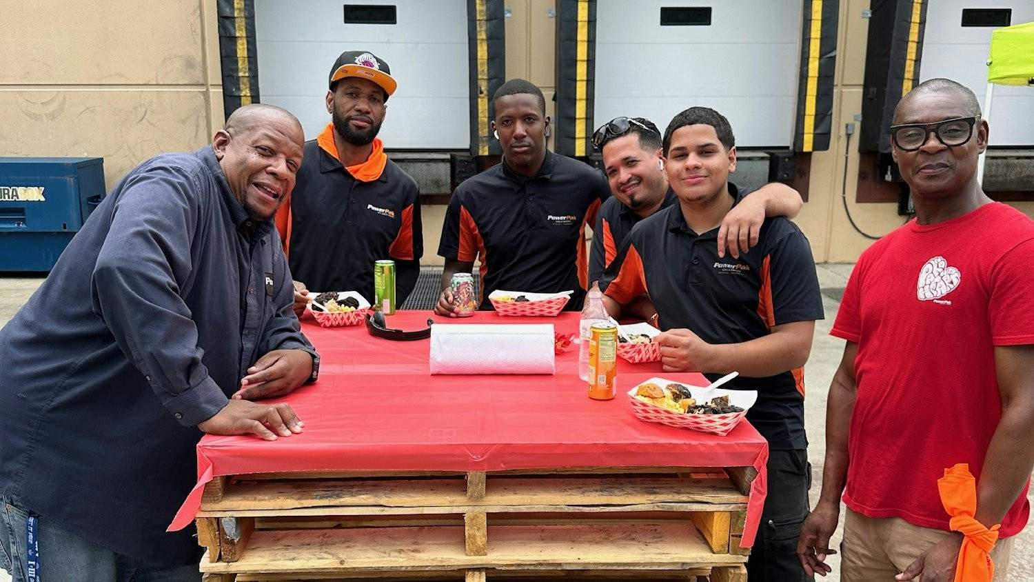 WORK HARD, PLAY HARD. A FEW OF OUR CREW THAT KEEPS JOBSITES CONNECTED WITH THE SUPPLIES THEY NEED.