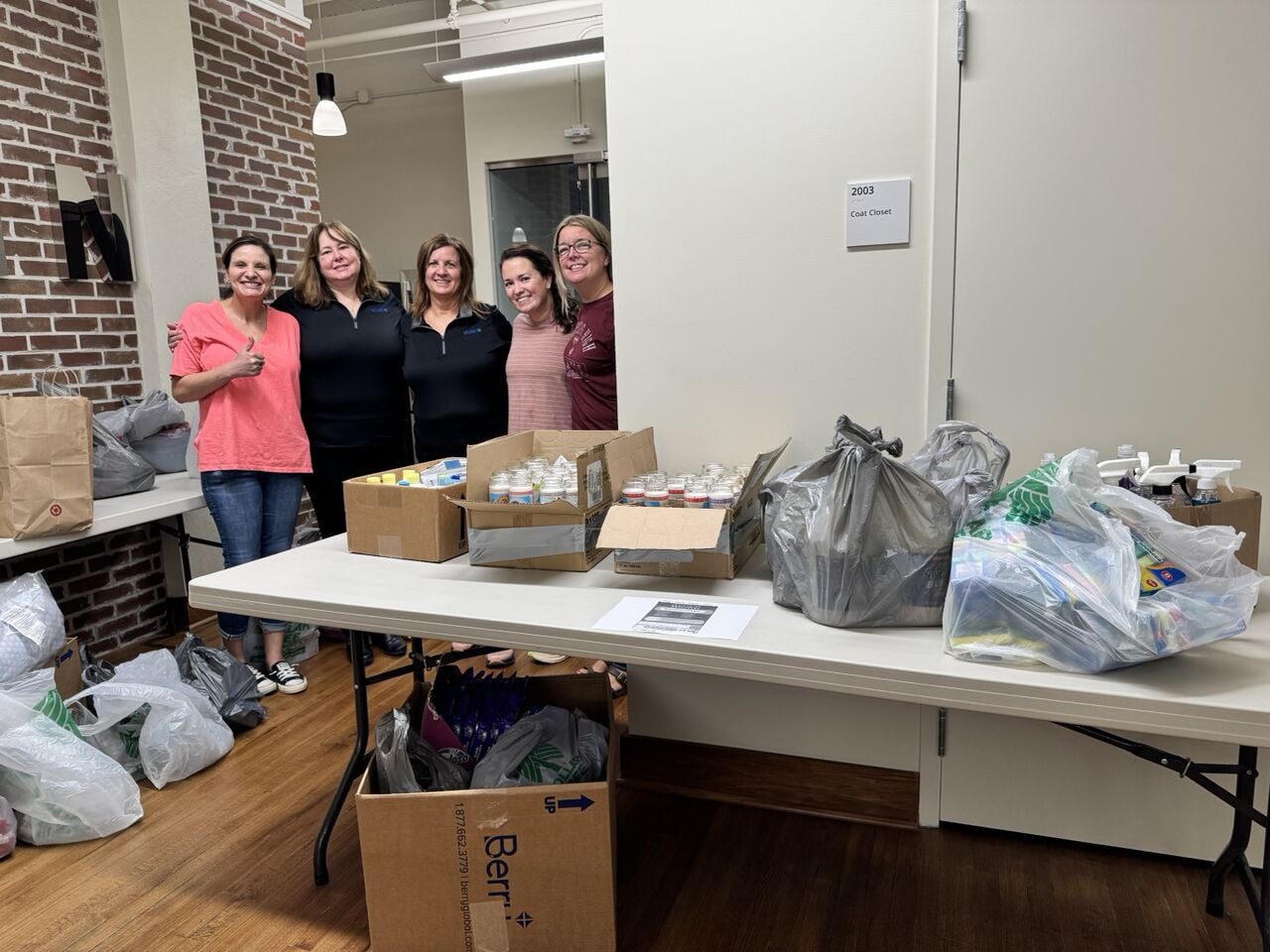 Model N’ers in Bristol, Tennessee gathered essential supplies to support those affected by Hurricane Helene.