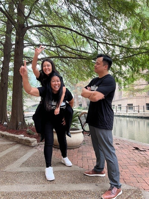 Having fun at our Team Retreat! 