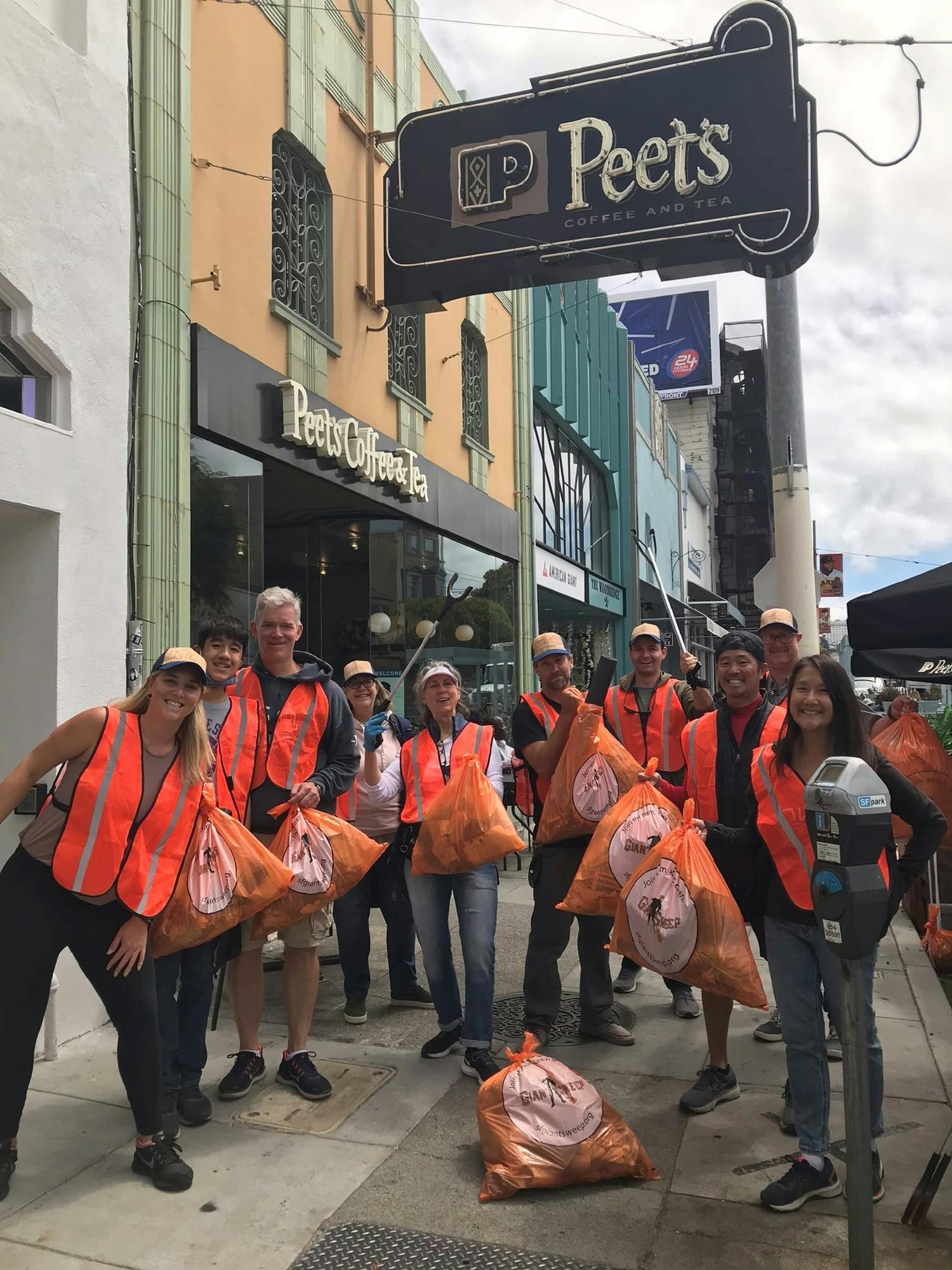 Bombora's annual volunteer clean up event in San Francisco, California

