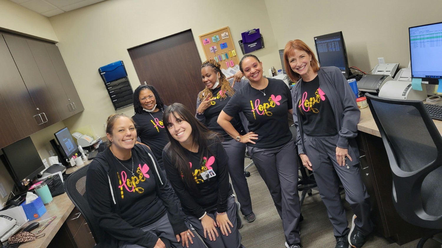 Team members in one of our Solis Mammography Centers.