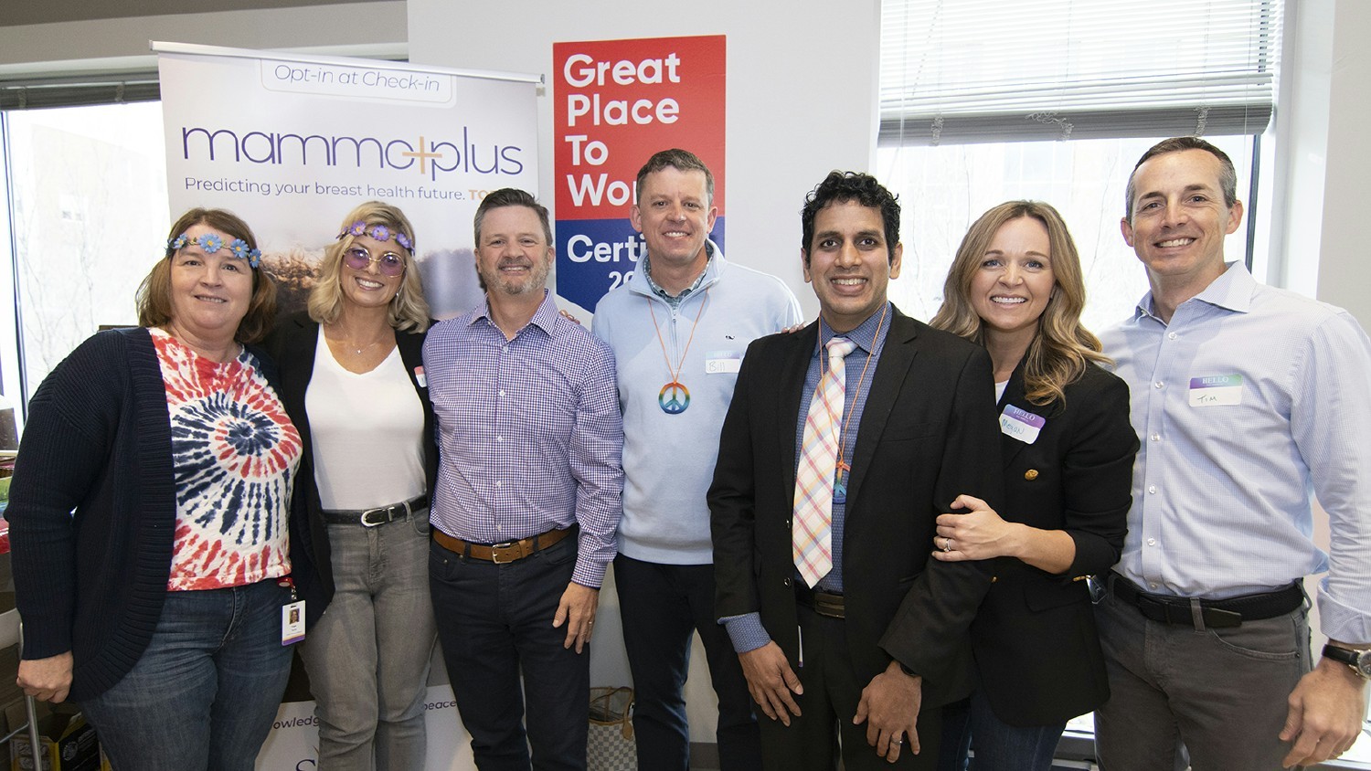 Senior Executive Team celebrating at our MammoPlus launch party.