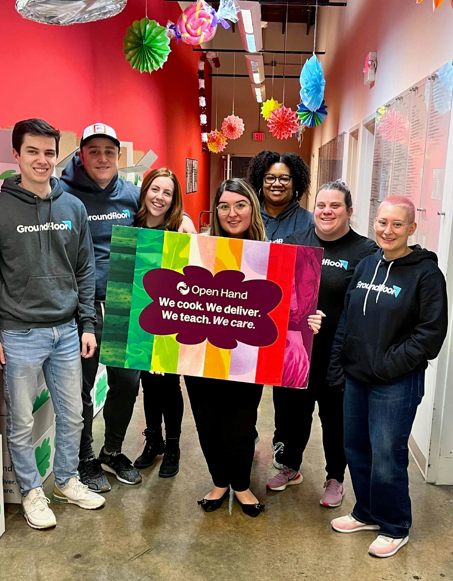 Our employees volunteering at Open Hand Atlanta.