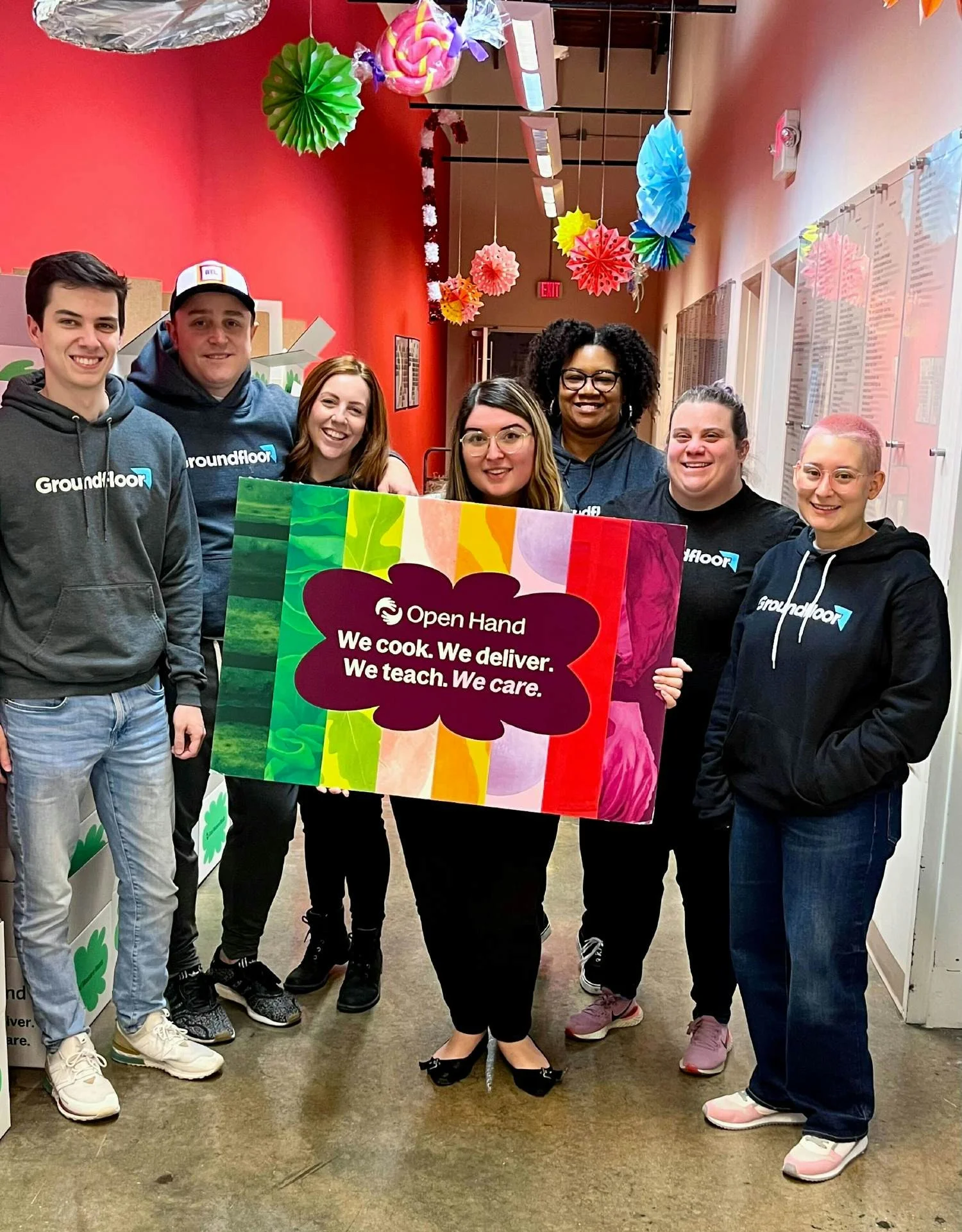 Our employees volunteering at Open Hand Atlanta.