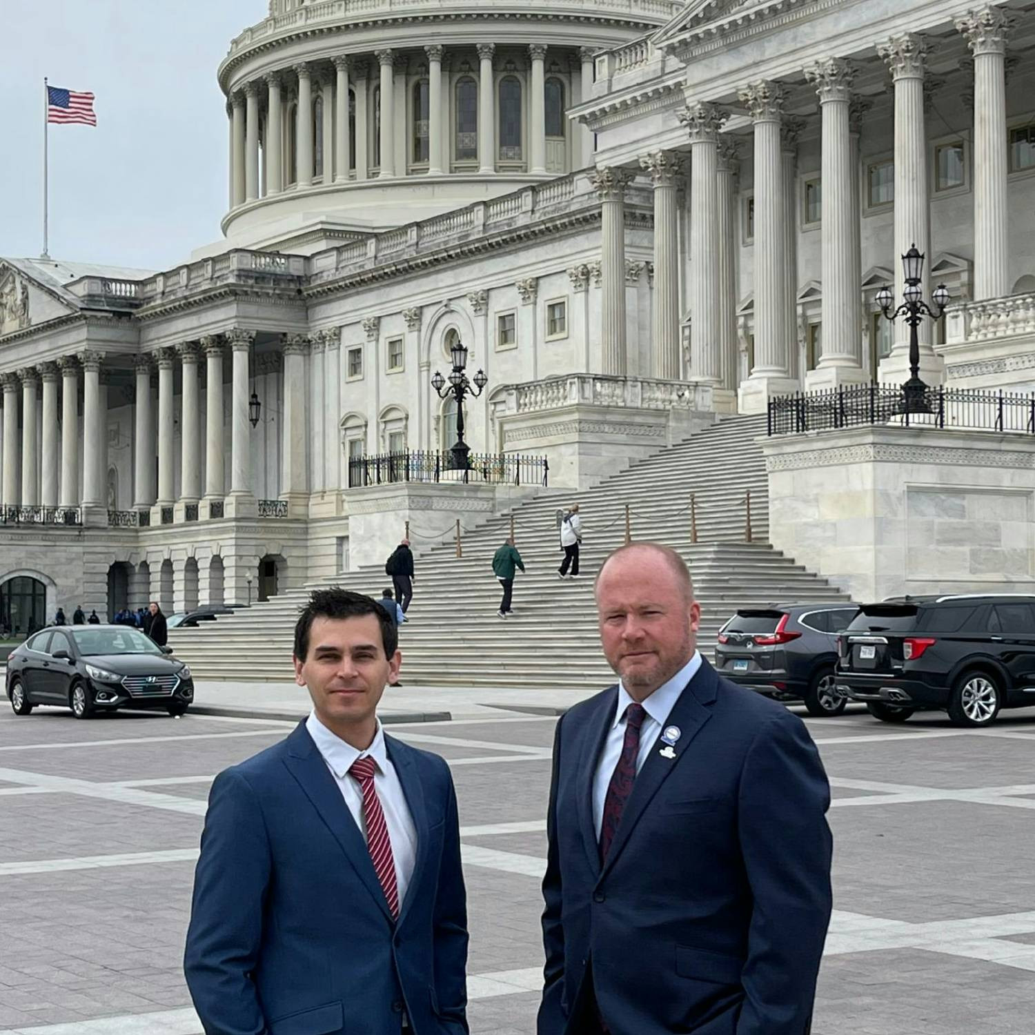 President, Mike Sheedy and Senior Vice President, Mike Salvaggio attending a Congressional Committee Meeting on the Hill