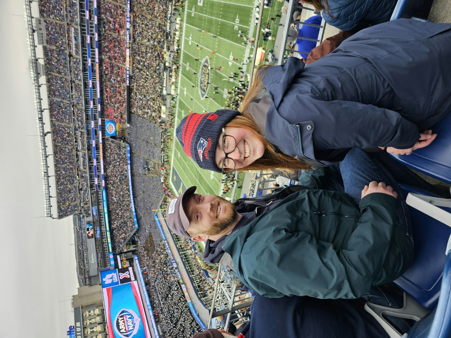 AMC's Operations Manager at the Army vs Navy football game in Foxborough, MA! 