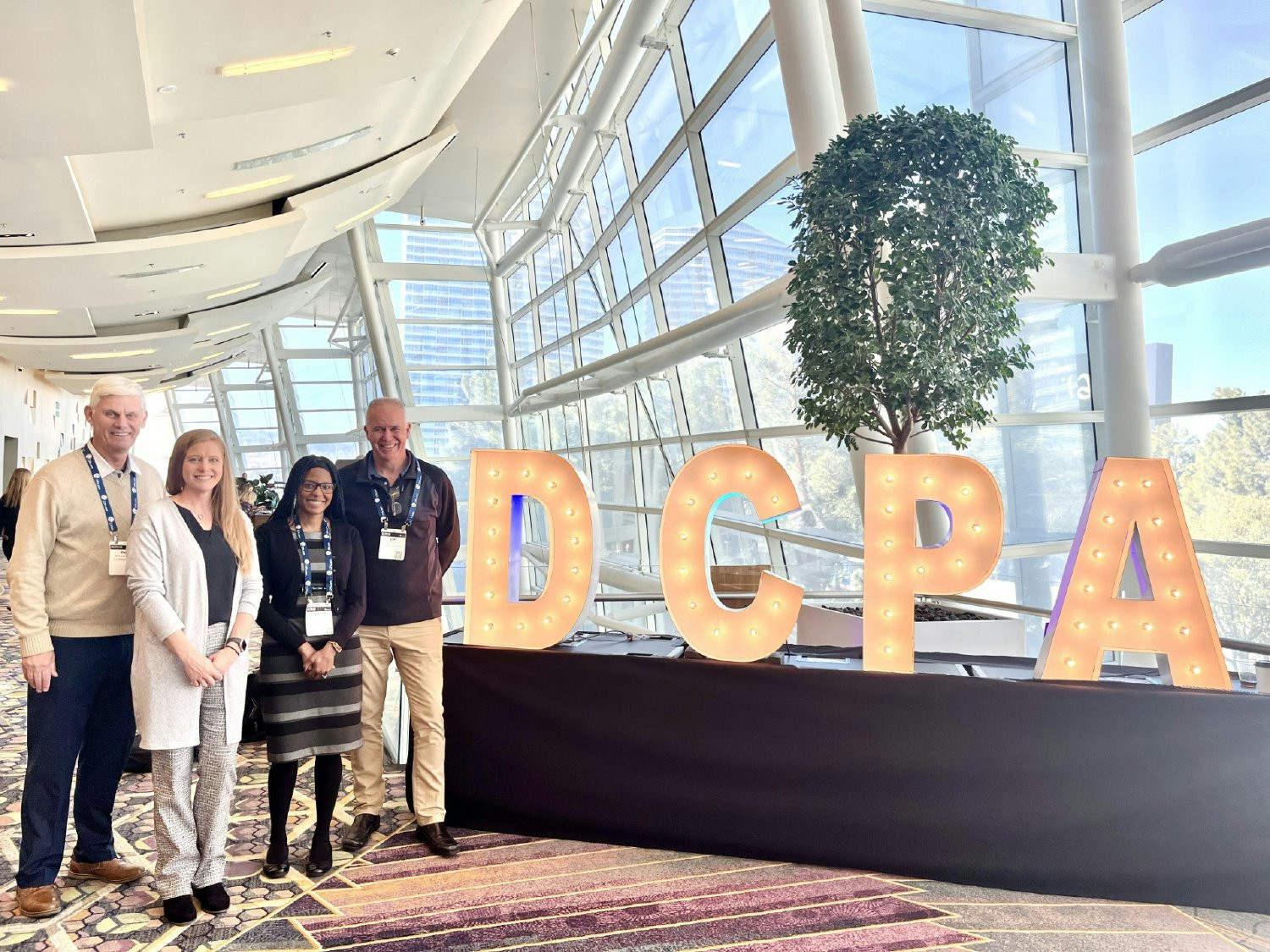 Founders and two members of the management team at Digital CPA conference.