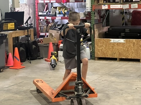 Pallet Jacks are fun!