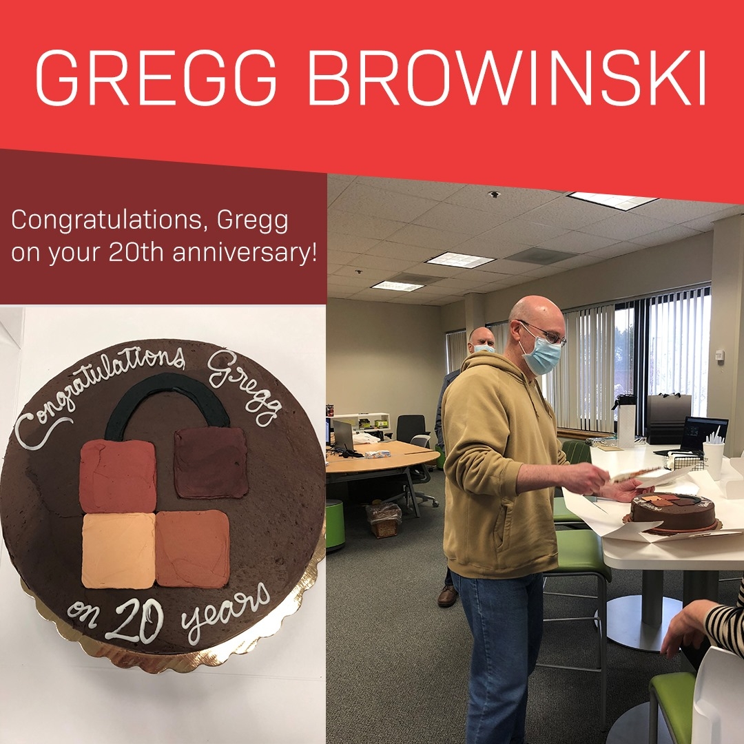 Celebrating a BIO-key employee's 20th year with the company.