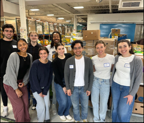 Next PR Chicago team volunteering together at local non-profit 