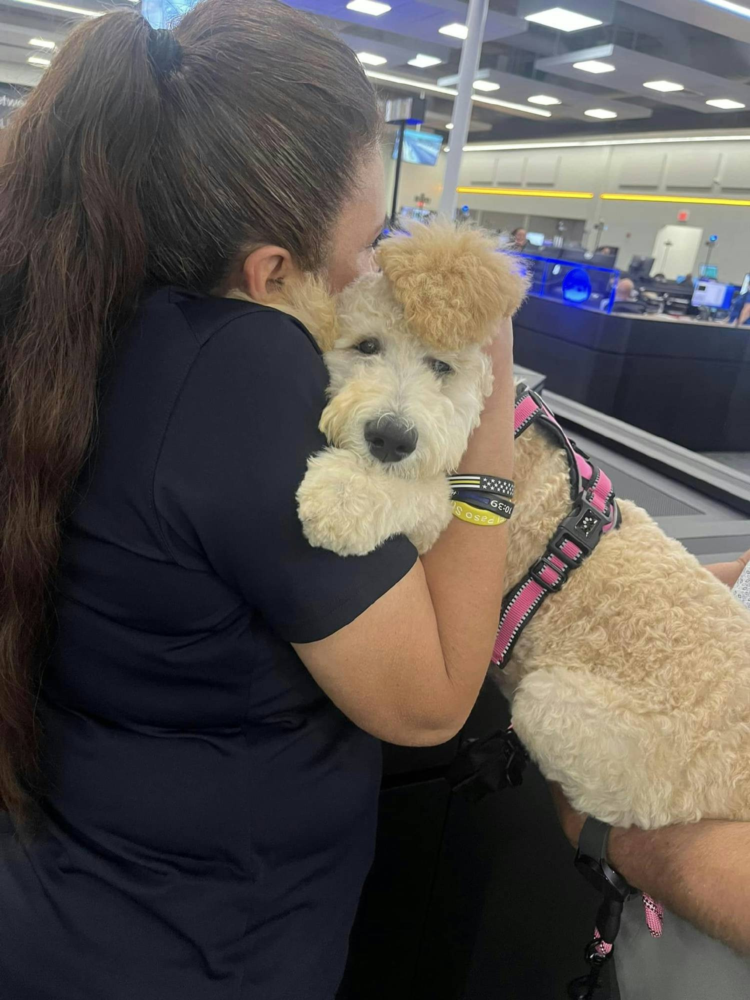 Our Mascot dishing out hugs