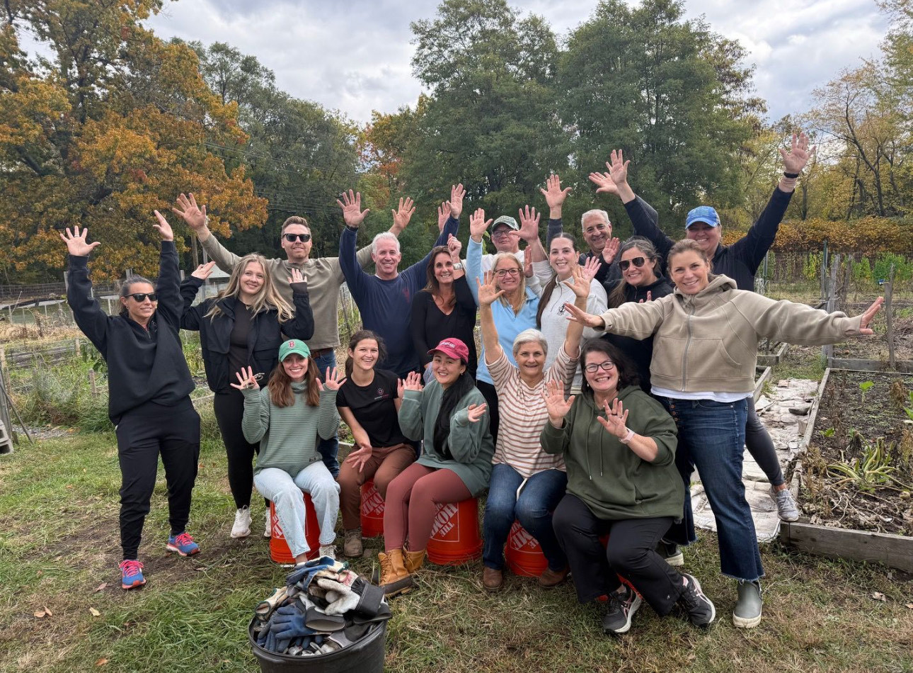 Our OWMA team partnered with Groundwork Lawrence for a community service day at Costello Urban Farm.