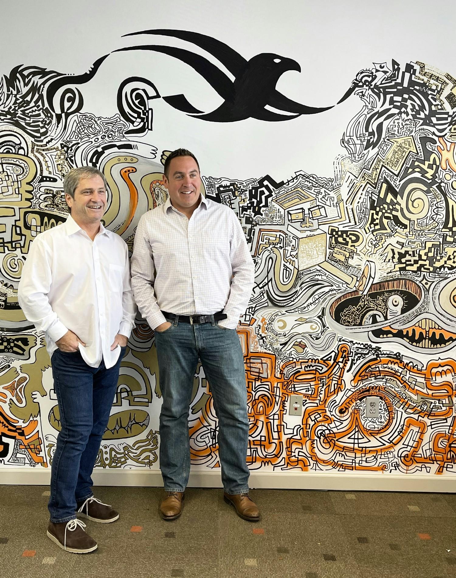 Peregrine Founder, Managing Partner John Guarino, left, and Partner, HR director, Scott Neverett