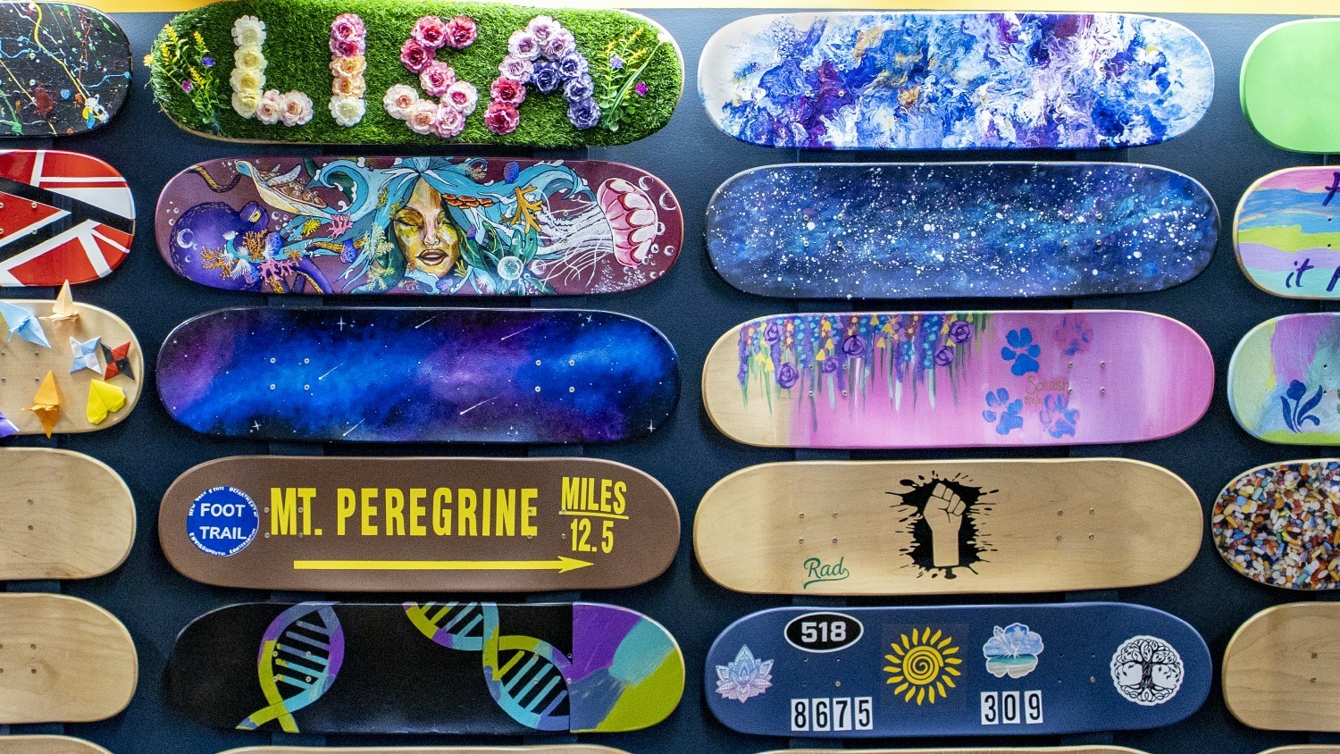 Founder John Guarino grew up in California's Dogtown skateboard culture in the 1970s. It's reflected in the 