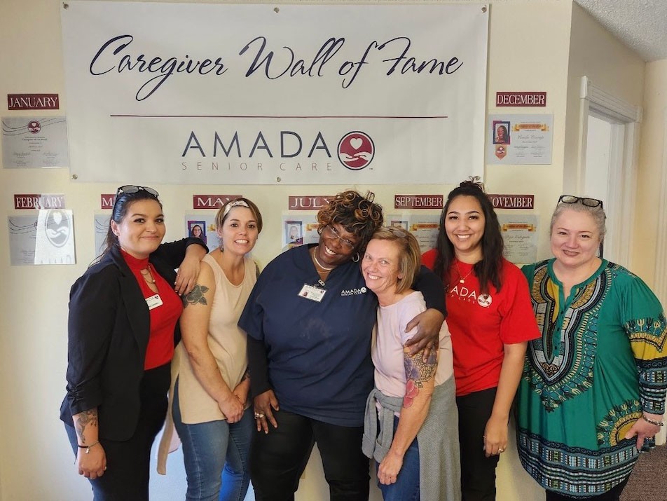 Amada offices hold frequent appreciation events to thank caregivers.