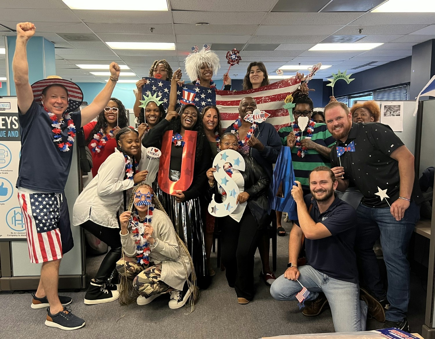 July 4th in the HGE call center. 