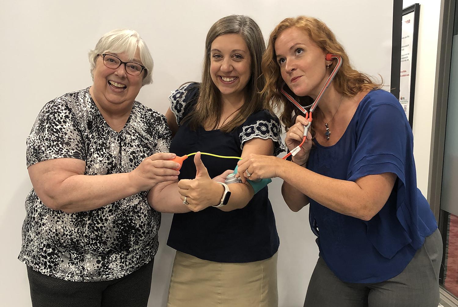 In-office fun during a PNCB meeting activity! 