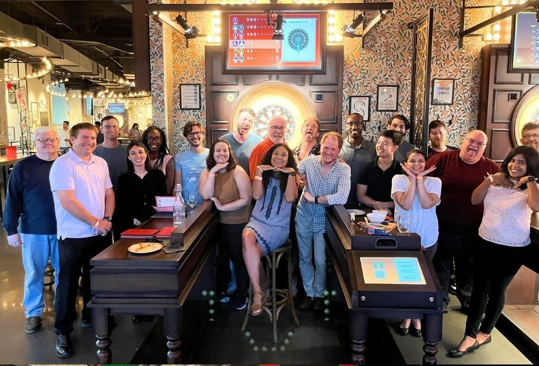 Our Sales and Marketing Team celebrating a successful Sales Week.