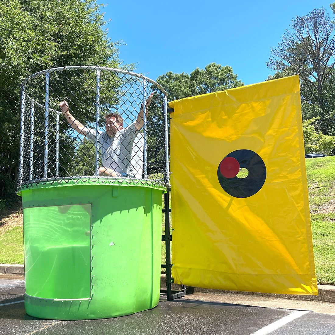 Annual BBQ+Dunk Tank event where our leadership team are great sports about going in the water for a charitable cause!