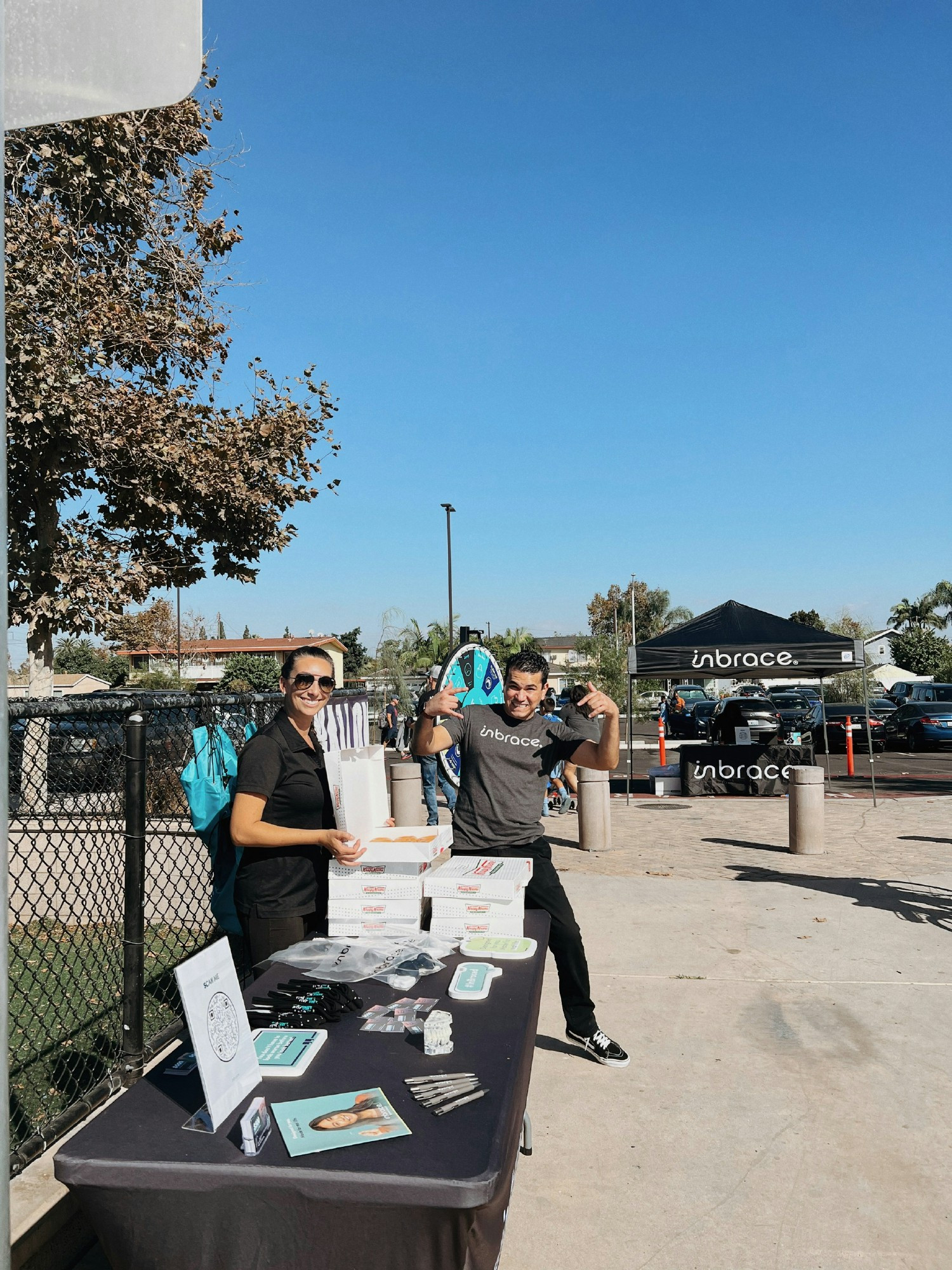 Our VP of Talent and clinical team member at a partnership social event with LA Breakers youth soccer team.