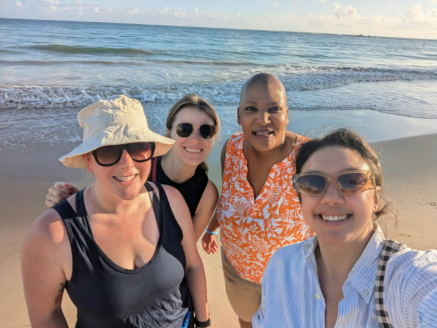 Staff members deepening relationships during a summer retreat in Puerto Rico.