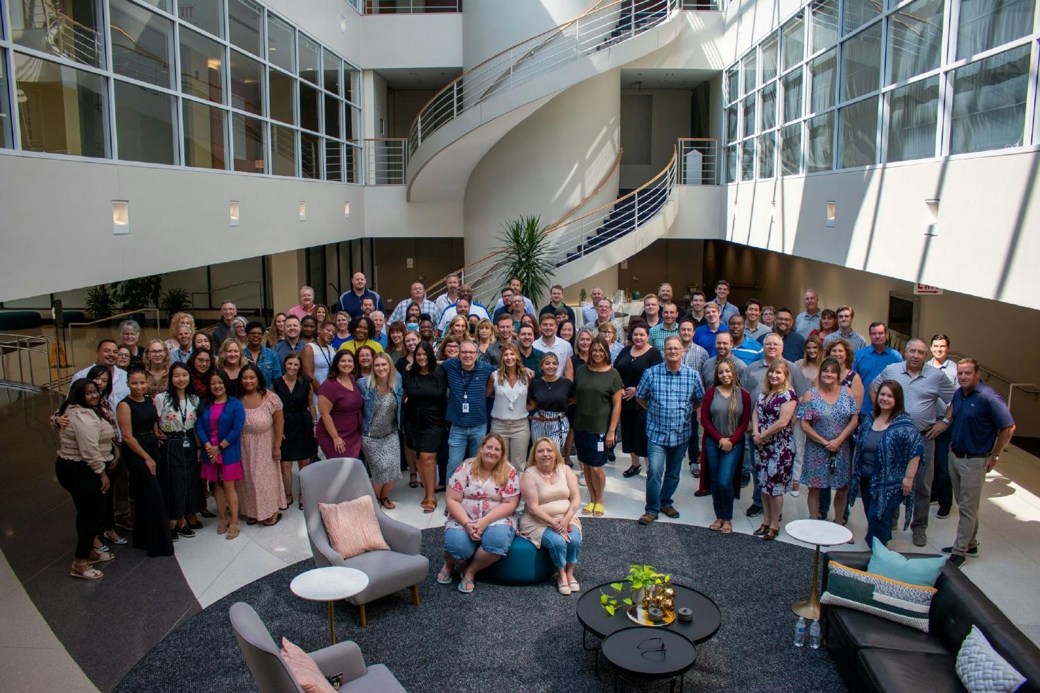 The Pine Tree team gathered together in our Oak Brook, Illinois, office from across the country.