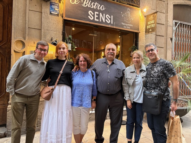Members of the Curation team together in Barcelona