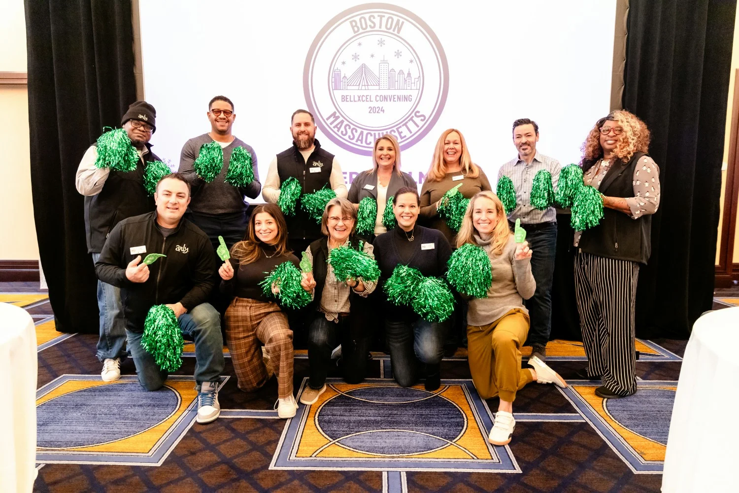 The Arly Sales Team dressed up as Customers Cheerleaders, devoted to getting customers what they need to succeed. 