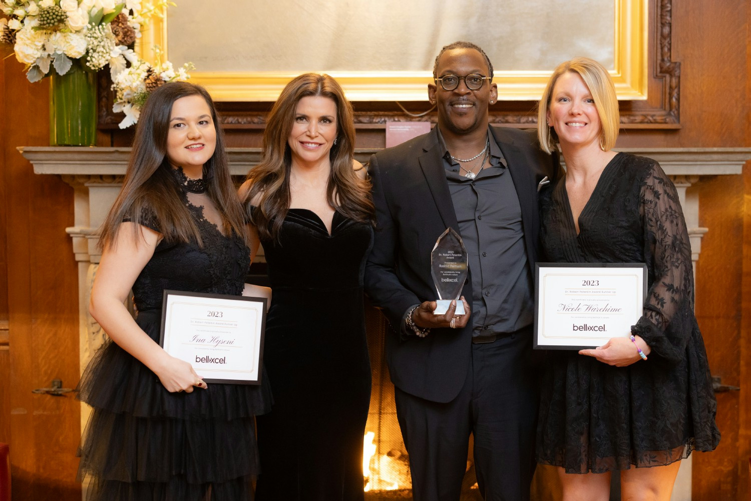 Our CEO pictured with our 2023 Peterkin Award winner and runner ups. 