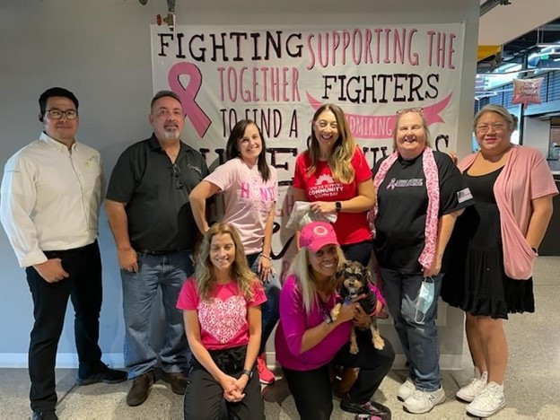 Fighting back against breast cancer as a team.