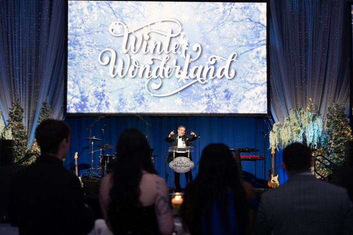 TekSynap's annual Holiday Party hosted at the Gaylord National Harbor. The theme in 2024 was Winter Wonderland. 