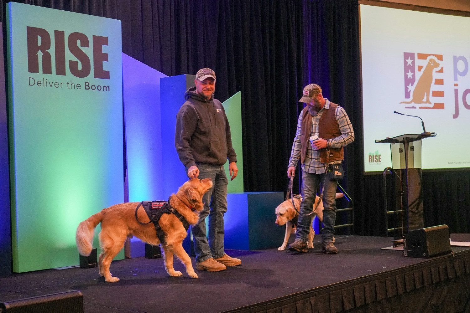 The Puppy Jake Foundation pairs support dogs with Veterans! Awesome Cause!