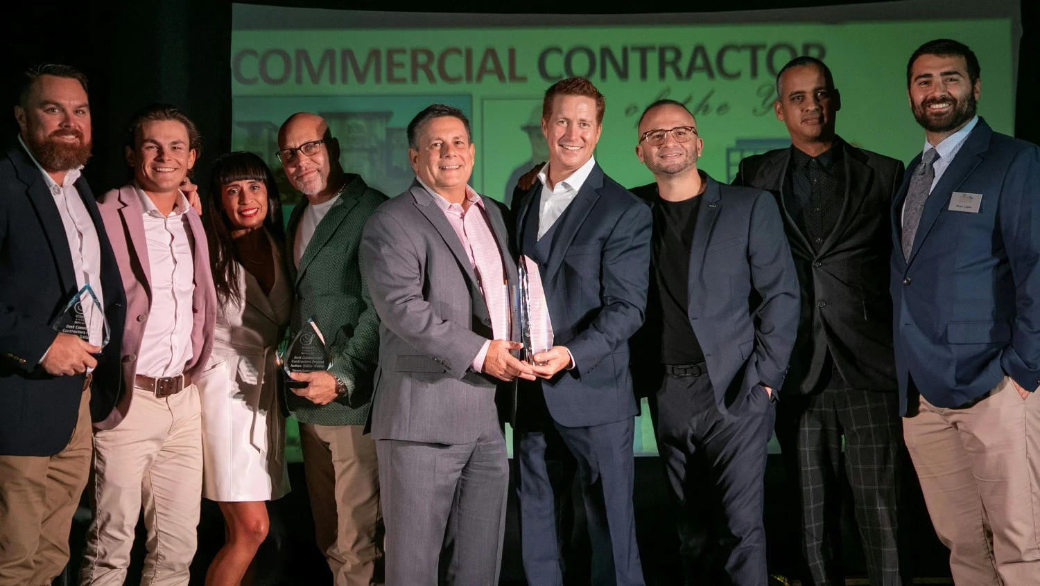 Stevens Construction earned FOUR awards at the Lee BIA Industry Awards, including the Contractor of the Year!