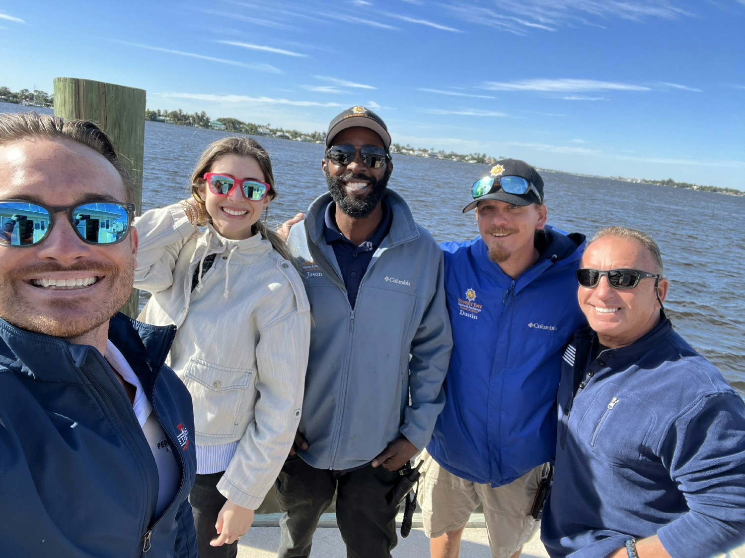 Teammates out on the docks ready to provide remarkable customer service to our boaters