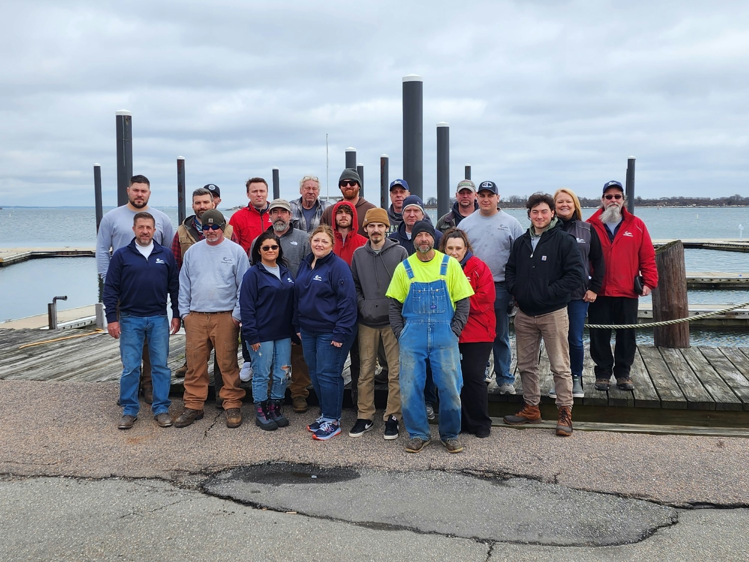 Celebrating our team during teammate appreciation day at one of our marinas in Connecticut