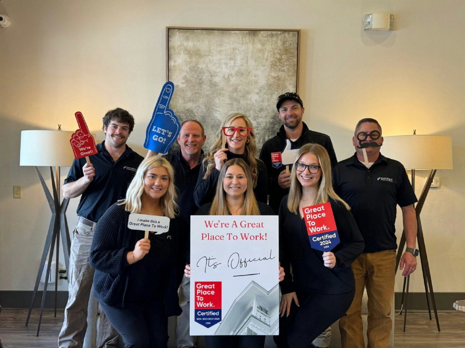 Celebrating our GREAT PLACE TO WORK certification!