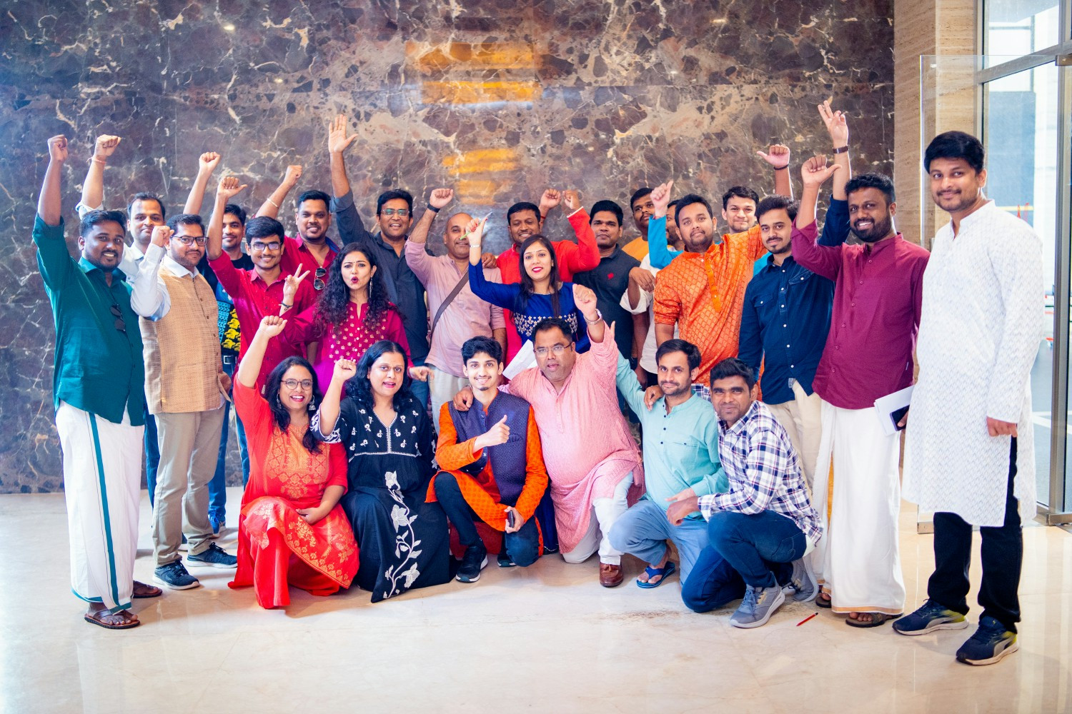Annual Summit 2024 in Pondicherry - Special traditional attire day to bring out the ethnic spirit
