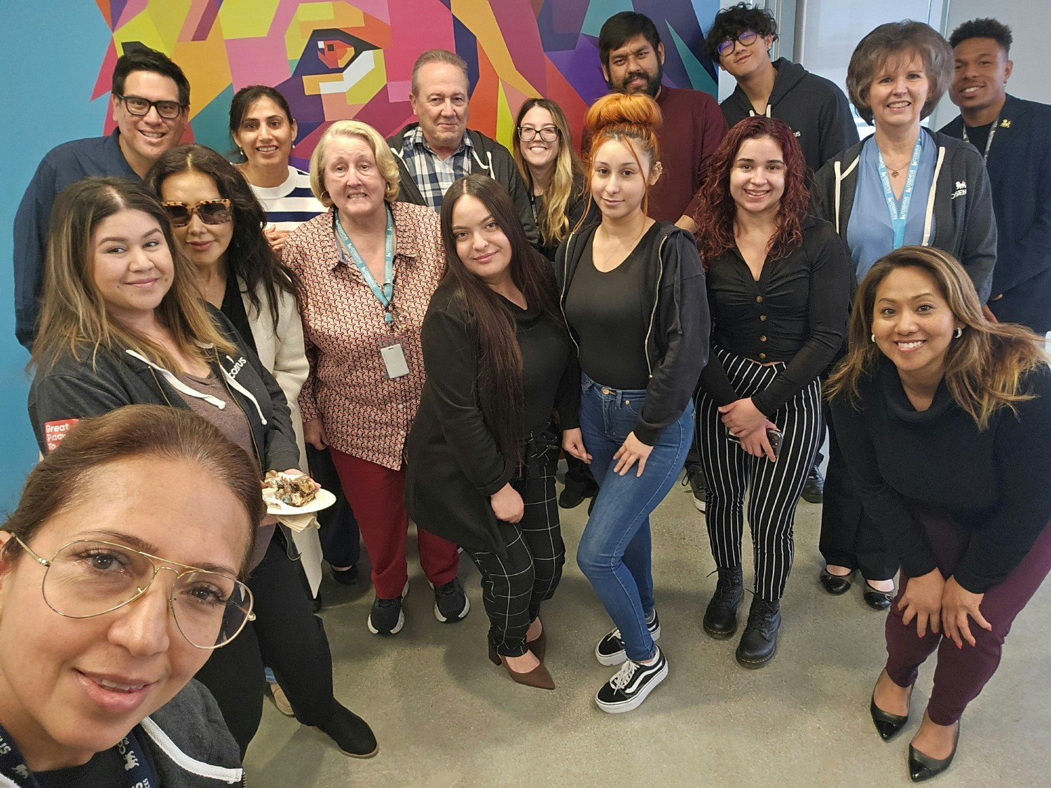 Irvine Group at Lunch Celebration