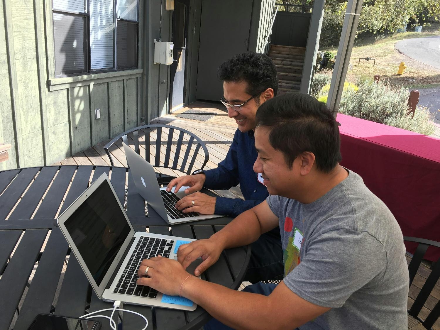 Taking the office outside - what better place to collaborate than in nature?!